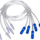 VWJ 5 Pieces Urinary Drainage Bag Extension Tubing, 36" Catheter Drain Extension Tube, Flexible Drainage Tube Connector, Tubing Extension for Drainage System, Universal Fit for Urine Bag