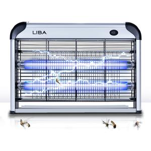LiBa Electric Bug Zapper  Indoor Insect Killer -  Fly, Mosquito Killer and Repellent - Lightweight, Powerful 2800V Grid, Easy-to-Clean, Removable Washable Tray LiBa Electric Bug Zapper  Indoor Insect Killer -  Fly, Mosquito Killer and Repellent - Lightweight, Powerful 2800V Grid, Easy-to-Clean, Removable Washable Tray
