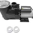 2.5HP Swimming Pool Pump Motor Above Ground Swimming Pool Powerful Self Primming Pool Pump 148 GPM/1850W Filter Pump w/Strainer Basket and Drain Plug