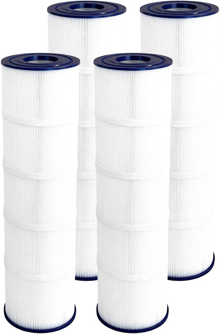 Swimming Filter Cartridge 115 Sq. Ft. (4 Pack) Filter Replacement for C-7468 CL460 CV460 PJAN115-PAK4 FC-0810 XLS-705 APCC7354 R0554600 A0558000 FC-6410 21501 AK-60432
