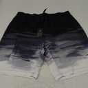 SILKWORLD Mens Swim Trunks with Compression Liner Quick-Dry 10" Stretch Beach Shorts 38