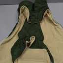 Kuoser Dog Winter Coat Waterproof Dog Snow Jacket, Warm Fleece Lined Pet Turtleneck Snowsuit Puppy Cold Weather Coats with Harness Hole, Adjustable Winter Vest for Medium Large Dogs, Green, L (Large (Chest: 52 - 62CM / 20.47" - 24.4"))