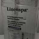 LINENSPA Memory Foam Mattress Topper - 2 Inch Gel Infused Memory Foam - Plush Feel - Cooling and Pressure Relieving - CertiPUR Certified - Dorm Room Essentials - King Size