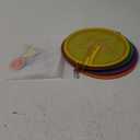 8 Pcs Round Foldable Hand Fan with 8 Pcs Incense Chips Summer Fruit Collapsible Cooling Fan Hanging with Fruit Air Freshener for Travel Summer Events Camping Outdoor Games Party Favors