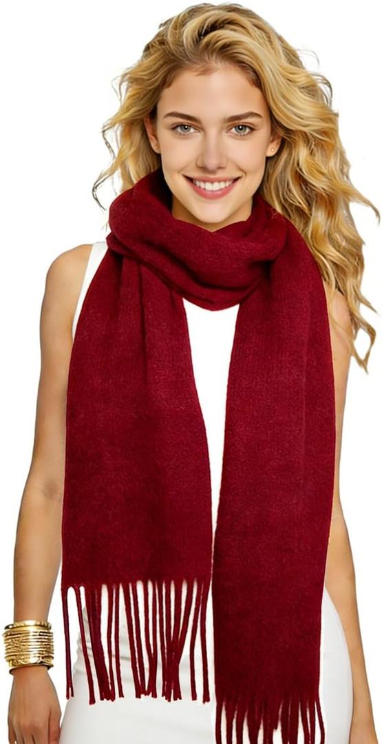 Winter Soft Long Scarf, Pashmina Shawls and Wraps, Warm Large Scarves for Men Women Evening Dress Wedding