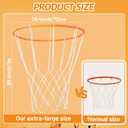 Large Basketball Hanging Decorations 28 Inch Basketball Themed Party Supplies Hanging Ornament Breakaway Rim Indoor Outdoor Games for Background Sports Themed Birthday Party Decorations