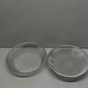 2PCS YUEBM Gardening Sand Soil Compost Sifter Perfect for 5 Gallon Bucket, 1/4 Inch Mesh, 1/8 Inch Mesh