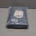 H.VERSAILTEX 100% Blackout Curtains for Bedroom with Black Liner Full Room Darkening Curtains 84 Inches Long Thermal Insulated Back Tab/Rod Pocket Window Drapes for Living Room, 2 Panels, Stone Blue