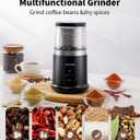 SHARDOR One Touch Coffee Grinder Electric, Spice, Herb, For Coffee Bean Spices and Seeds with 1 Removable Stainless Steel Bowl, Dry Grinder, Black