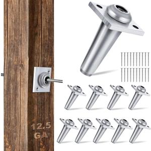 10 Pcs Anchor Wire Vise with Screws Grape Trellis Anchor Vise for Tightening 12-13 Gauge Wire to Build Trellises, Vineyards, Fences and Arbors