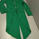 Boys Steampunk Victorian Jacket Gothic Tailcoat Costume Vintage Tuxedo Viking Renaissance Pirate Halloween Coats, Size 140