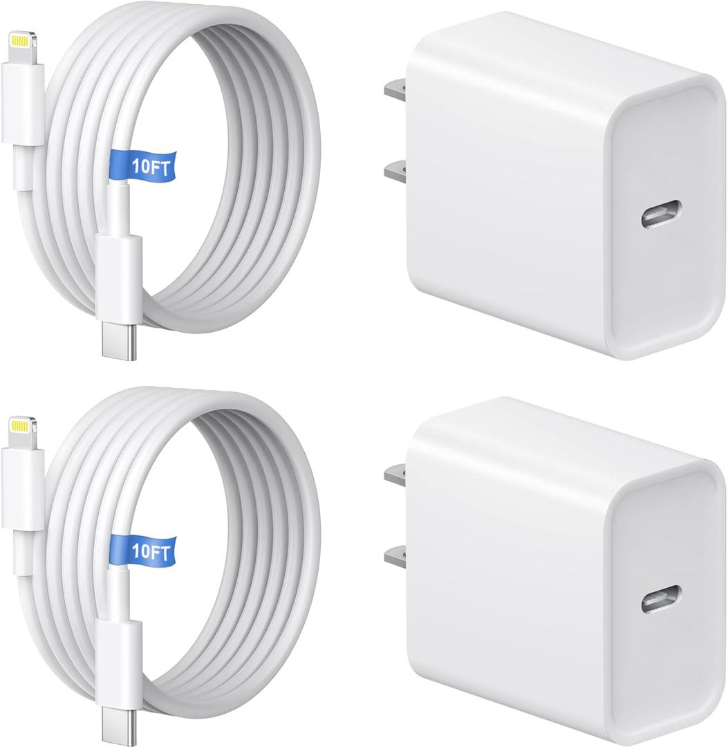10FT iPhone 14 13 12 11 Charger, Long Charging Cable with 20W USB C Charger Block for i Phone 14/14 Pro/14 Pro Max/14 Plus/13/12/11/Xs Max/XR