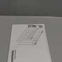 Bag Drying Rack Organizer, Foldable Metal Stand for Reusable Ziplock & Silicone Storage Bags, Rustproof Kitchen DryerSilver