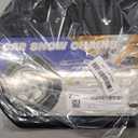 Snow-Chains Auto Fixing 1 Min Quick Fit Easy Installation Tire-Chains, Portable Reusable Universal Emergency Tire Traction Chain for Passenger Car, Pickup Trucks and SUV - Set of 2 (HKN-110)