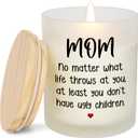 Birthday Gifts for Mom - Long Lasting Vanilla Lavender Candle 10 oz - Mothers Birthday Gifts from Daughter Son, Gift for Mother in Law, Mama Gift Ideas, Candle for Women