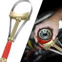 Heavy Oil Filter Wrenches, Strap Wrench, Adjustable Oil Filter Wrench Removal Tool for Trucks Excavators -Adjustable Strap 9-15 cm Diameter