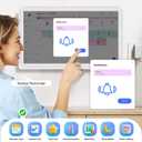 Digital Calendar 27", Wall Touch Screen, No Subscription | Instant Phone Sync, Photo Gallery, Custom Lists, Task Charts, Family Calendar for Home Office Organization