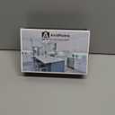 Asidrama 10 Pack 3 Inch(76mm) Matte Black Kitchen Cabinet Handles, Bin Cup Cabinet Pulls Kitchen Cabinet Hardware for Cupboard Drawer Pulls (3" Hole Center)