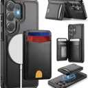 for Samsung Galaxy S26 Ultra Case Wallet Compatible with Magsafe, RFID Blocking Magnetic Card Holder 2 in 1 Detachable Kickstand Shockproof Phone Case for Galaxy S26 Ultra 6.9" Black