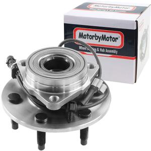 MotorbyMotor 515036 Front Wheel Hub and Bearing Assembly 4WD with 6 Lugs for Chevy Silverado Tahoe Avalanche Suburban Express 1500, GMC Sierra Yukon Savana, Cadillac Escalade ESV EXT w/ABS