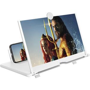 14 Inch Smartphone Screen Magnifier 3D HD Foldable Amplifier Phone Stand with Adjustable Angle Gift for Mom Dad Family Portable Universal Enlarger Movies Gaming Video