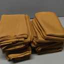 Bailarina Cloth Napkins Set of 120,17x17 inches Dinner Napkins Cloth Washable,Polyester Square Table Cloth Napkin Bulk with Hemmed Edges Ideal for Banquets, Parties and Weddings-Gold
