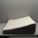 Wedge Pillow 24" x 24" ( Grey and off-white )