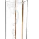 Incense Holder, Unique Marble Incense Stick Holder, 100% Anti-Ash Flying, Brass Incense Holder for Sticks, Incense Burner Holder for Meditation Yoga (White)