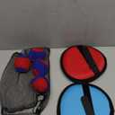 Toss and Catch Ball Game, Kids Toddler Baseball Glove & Catch Ball Toys, Kids Outdoor Games for Family, Toys for Beach Yard Outside, Birthday Christmas Gift for Ages 3 4 5 6 7 8-12 Year Old Boys Girl (Red and Blue)