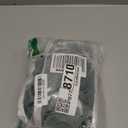 MAXIJIN Velvet Ottoman Cover Rectangular Stretch Square Ottoman Covers Slipcover Rectangle Washable Foot Stool Cover Thick Storage Protector with Elastic Bottom (Ottoman Small, Pea Green)