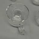 CNGLASS 8oz Double Wall Glass Coffee Mugs,Clear Insulated Espresso Glass Mugs with Handle for Latte,Cappuccino,Coffee,Set of 4