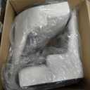 COLAMY Fabric Side Dining Chairs Set of 2, Wingback Upholstered Dining Room Chairs with Tufted Button, Living Room Chairs for Home Kitchen, Beige