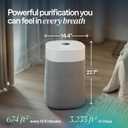 BLUEAIR Air Purifiers for Large Rooms, Cleans 3,048 Sqft In One Hour, HEPASilent Smart Air Cleaner For Home, Pets, Allergies, Virus, Dust, Mold, Smoke - Blue Pure 211i Max