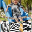Boys Oversized Striped T-Shirt with Chest Pocket Short Sleeve Crew Neck Casual Summer Tee for Boys 5-14
