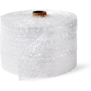 Amazon Basics Bubble Cushioning Wrap Packing Material for Fragile Items, 12-Inch x 100-Foot Long Roll, Large, Clear
