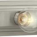Designers Fountain 3-Lights Melrose Vanity Light Fixture, 18 Inch Wall Mount Sconce for Bathroom, Bedroom or Mirror, Brushed Nickel, 6613-BN