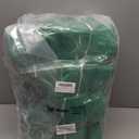 Windyun 200 Pcs Reusable Gift Bag Bulk 8 x 6 x 8 Inch Non Woven Shopping Bag with Handle Reusable Grocery Tote for Christmas Party (Forest Green)