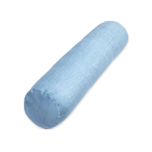 Body Pillow, Bolster Pillow with Cooling Cover, Long Round Roll Cylinder Pillow for Bed, 35" x 7.87", Blue
