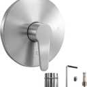 R89040K Replace for Pfister Modern Valve Trim R89040K, Shower Handle Compatible with Pfister 0X8 SeriesSingle Handle, 1-Hole (Brushed Nickel Finish)