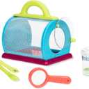 B. toys Bug Bungalow Insect Catching Kit with Mesh Case, Magnifying Container, Tweezers & Magnifier Educational Outdoor Toys for Toddlers Nature Exploration Set for 3+ Years
