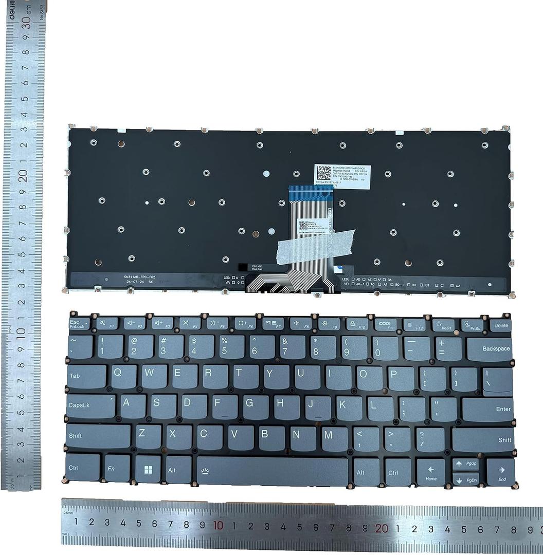 Laptop Replacement US Layout with Backlight Keyboard for Lenovo Yoga 7 14IRL8 ARP8 Yoga 7 2-in-1 14AHP9 14IML9 Laptop Keyboard Backlight PH4SB-US V222320AS1-US SN21K12158
