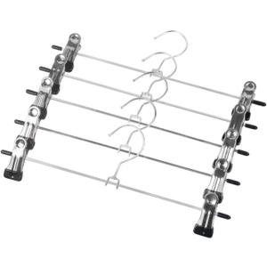 ZWSYQXIU Clothes Hangers Hangers Suit Hangers 20 Packs Pants Racks Hanger Multi-Purpose Skirt Racks for Clothes Drying Trousers Wardrobe Clip Anti-Slip Garment Hangers Coat Hangers(Black), 28.5*10cm