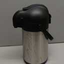 Thermal Coffee Carafe 74Oz, Keeps Drinks Hot for 12Hrs & Cold for 36Hrs, Insulated Stainless Steel Coffee Carafe for Hot Drinks, Easy One-Handed Dispensing for Office, Home, Party, Durable Tea Flask (Silver)