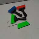 3 Pack Window Tint Squeegee Kit with Non-Slip Handle, Small Squeegee for Auto, Car, Tile, Glass, Mirror, Shower