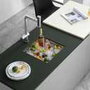 15" Undermount Single Bowl Bar Sink Brushed Stainless Steel, D15" x W15" x H6"