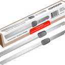 Homaider Replacement Blades for Electric Knife  Compatible EK-100 Only - 2 Stainless Steel Serrated Blades