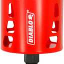 Diablo Bi-Metal Hole Saw with Variable Tooth Design for Faster Cuts - Fits with Snap-Lock Plus Mandrel System - 3-1/8" Diameter, 2-3/8" Length - DHS3125