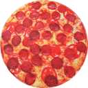 2 x BENEDICT 36 Inch Pizza Blanket for Baby - Soft and Funny Flannel Blanket, for Baby Shower, Boys or Girls, Novelty Food-Themed Blanket for Infants