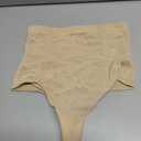 SIMIYA Thong Shapewear Tummy Control for Women High Waist Stay Put Body Shaper Girdle Stomach Compression Shapewear Thong, Large