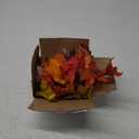 DearHouse 2 Pack Fall Garland Maple Leaf, 5.9Ft/Piece Hanging Vine Garland Artificial Autumn Foliage Garland Thanksgiving Decor for Home Wedding Fireplace Party Christmas (Orange)